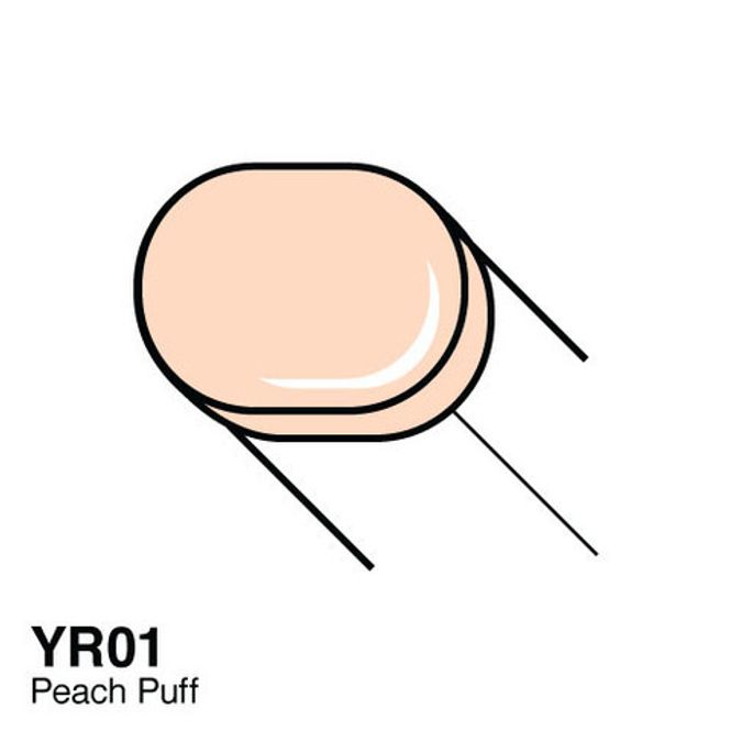 Hovedbilde Copic - Sketch Marker - YR01 - PEACH PUFF