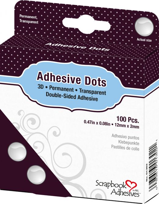Hovedbilde Scrapbook Adhesives - Adhesive Glue Dots - 3D - 12mm - 100stk