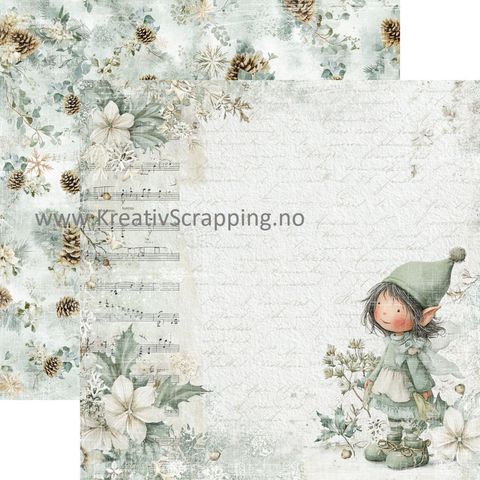 Hovedbilde Reprint - 12x12 - RP0721 - Home for Christmas - Elf