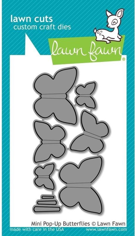 Lawn Fawn - LF1612 - Dies - Mini Pop-Up Butterflies 