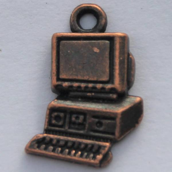 Charms - Data - Kobber - 8 stk