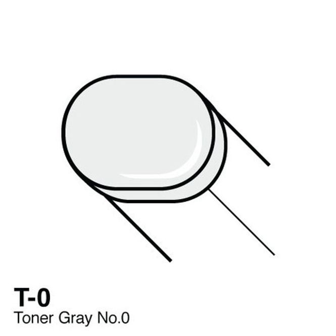 Hovedbilde Copic - Sketch Marker - T-0 - TONER GRAY NO.0