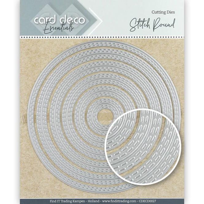 Hovedbilde FIT - Dies - CDECD0027 - Card Deco Essentials - Stitch Round