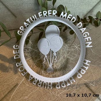 Hovedbilde Papirdesign - Dies - Bursdag, Gratulerer & Hurra