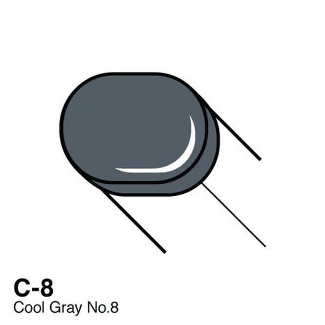 Hovedbilde Copic - Sketch Marker - C-8 - COOL GRAY