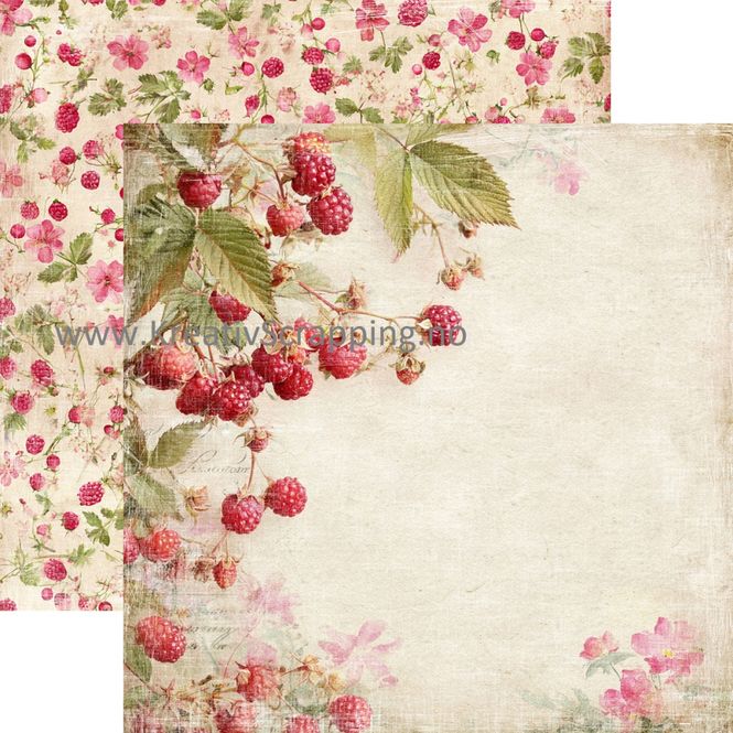 Hovedbilde Reprint - 12x12 - RP0752 - Summer Garden - Raspberries