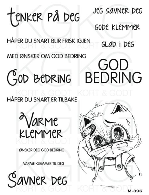 Hovedbilde Kort & Godt - M-396 - God bedring