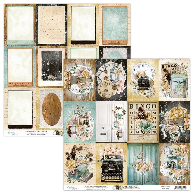 Mintay - LIF - 12x12 - Life Stories - 06 Picture Sheet