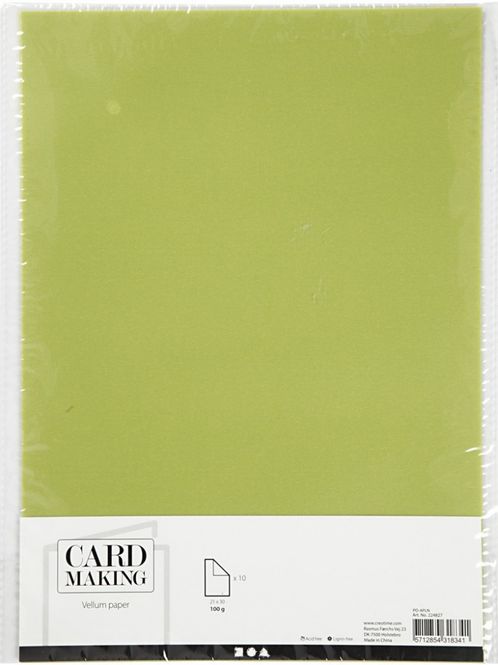 Hovedbilde CC - Vellum - 100g - A4 - 10stk - Lys Grønn