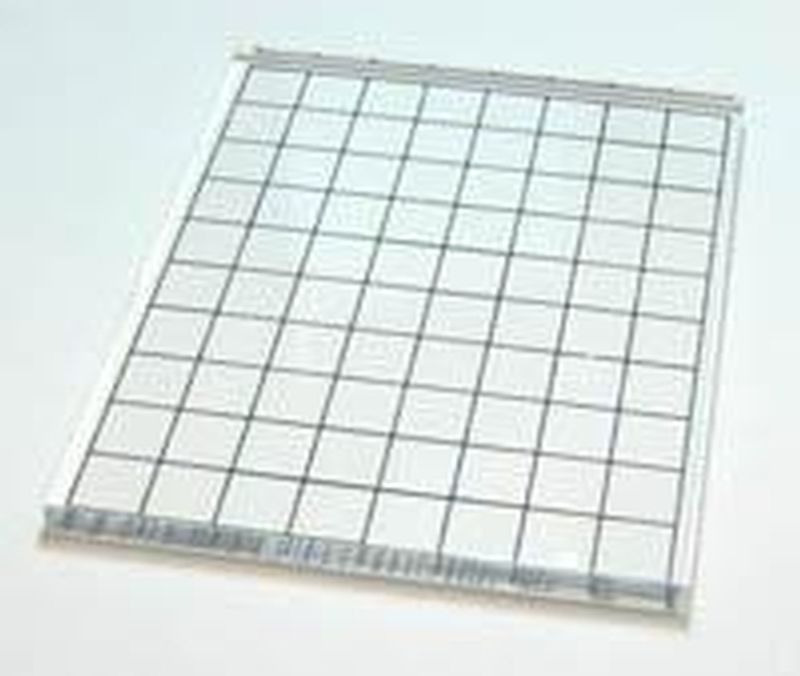 Kort & Godt - Akrylkloss m/ruter - L - 8,5x10,5cm 