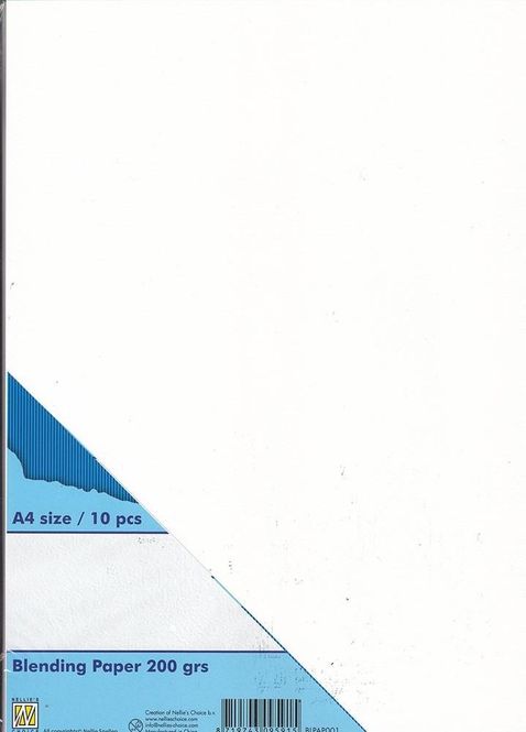 Hovedbilde Nellie Snellen - Blending Paper - A4 - 200g - 10stk