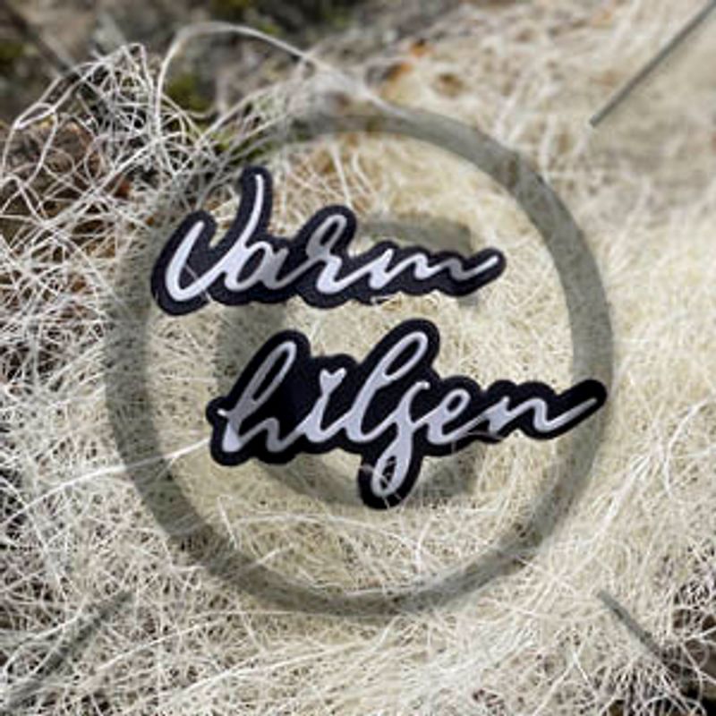 Papirdesign Dies PD2100697 - Varm hilsen
