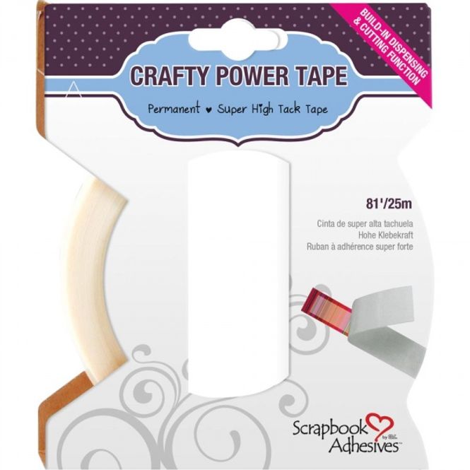 Hovedbilde Scrapbook Adhesives - Crafty Power Tape - Permanent - 6mm x 25me
