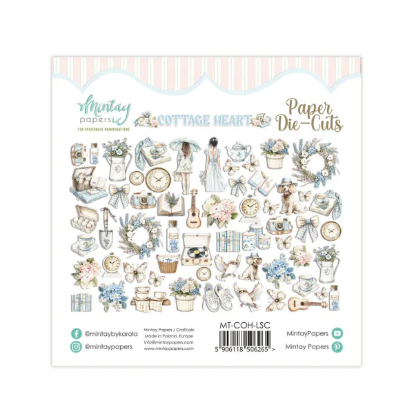 Mintay - COH - Cottage Heart - Paper Die-Cuts - 60 pcs