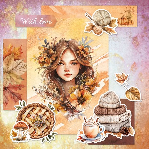 Studio Light - MPP369 - Mixed Paper Pad A5 - Cozy Autumn