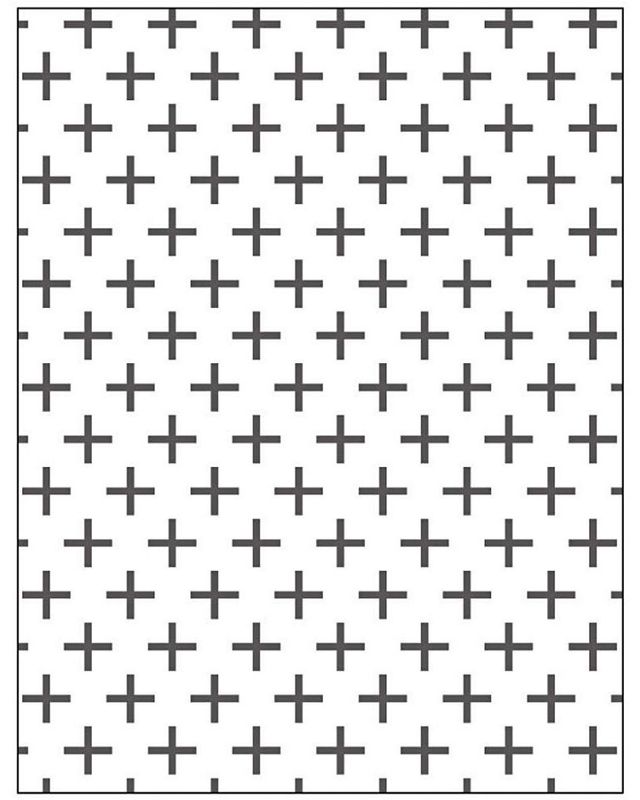 Creotime - Embossing folder - 11770 - Kors 