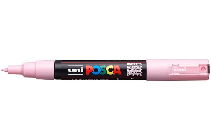 Uni POSCA - PC-1M - Extra-Fine 0,7-1mm - 51 - Light Pink