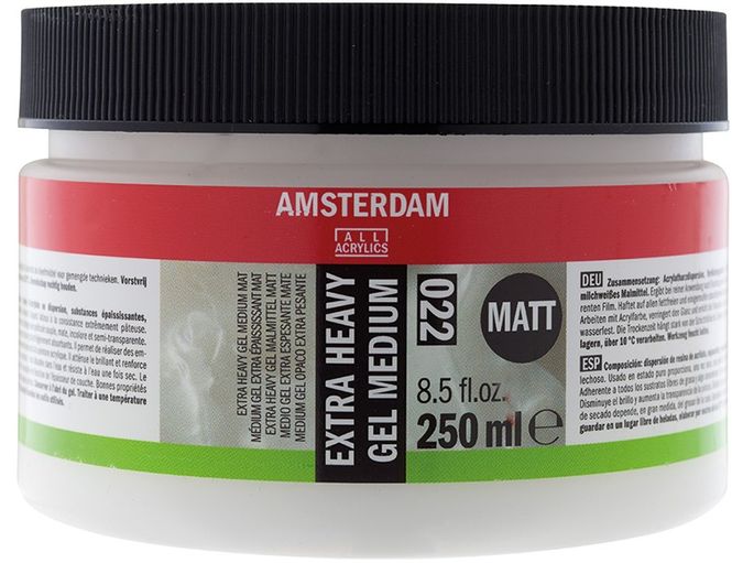 Hovedbilde Amsterdam - 022 - Extra Heavy Gel Medium - Matt 250ml
