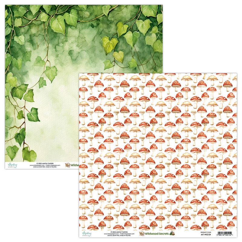 Mintay - WIS - 8x8 Paper Pad - Wildwood Secrets