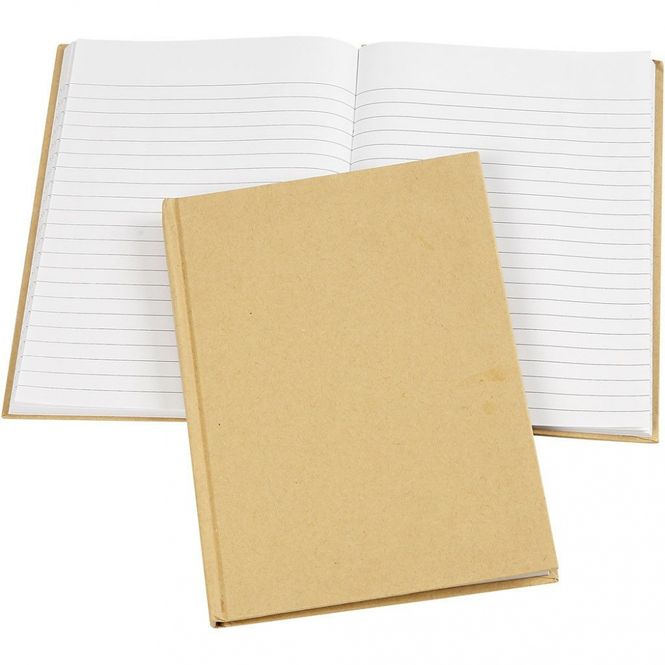 Hovedbilde Notebook - Kinabok - A5 - 15 x 21 cm - Natur