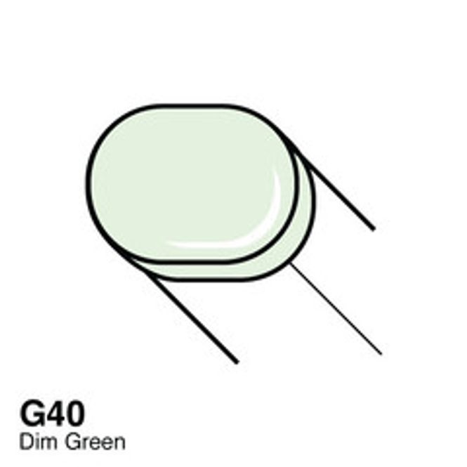 Hovedbilde Copic - Sketch Marker - G40 - DIM GREEN