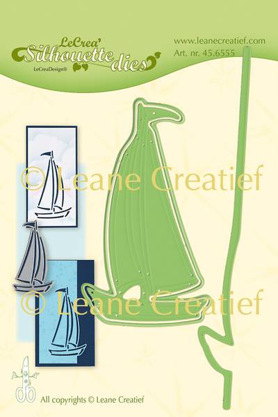 Leane Creatief - 45.6555 - Silhouette Die - Sailboat