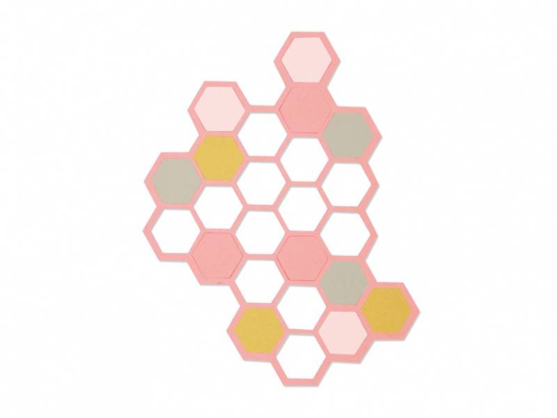 Sizzix - Thinlits - 662517 - Hexagons