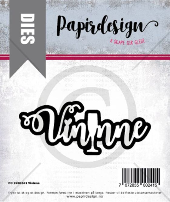 Hovedbilde Papirdesign - Dies - PD 1900241 - Vininne