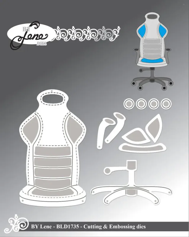 By Lene - Dies - BLD1735 - Gamer Chair