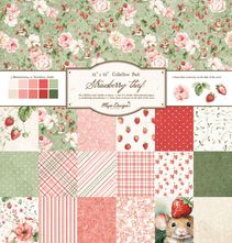 Maja Design - 1444 - Strawberry thief - 12x12 Paper Pack - inkl monochromes