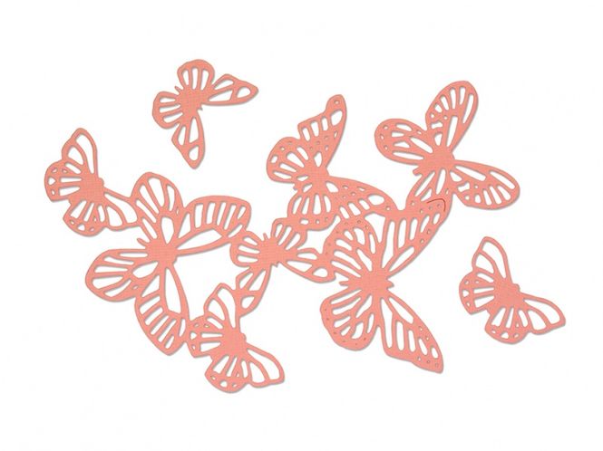 Hovedbilde Sizzix - Thinlits - 662516 - Butterflies