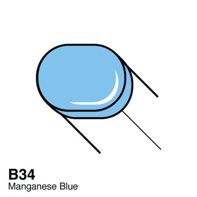 Hovedbilde Copic - Sketch Marker - B34 - MANGANESE BLUE