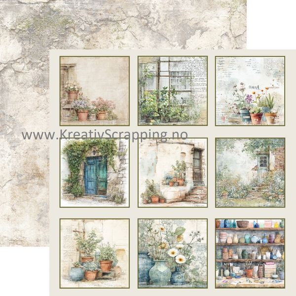 Reprint - 12x12 - REP024 - The Pottery Monochromes - Paper Pack