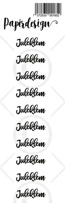 Hovedbilde Papirdesign - Transparent Stickers - 1900185 - Juleklem 2