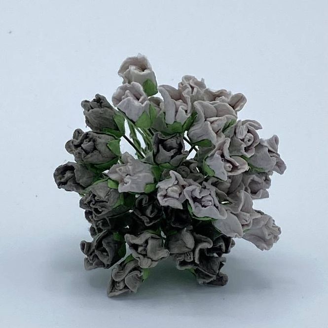 Hovedbilde Papirdesign - Lukket rose - grå