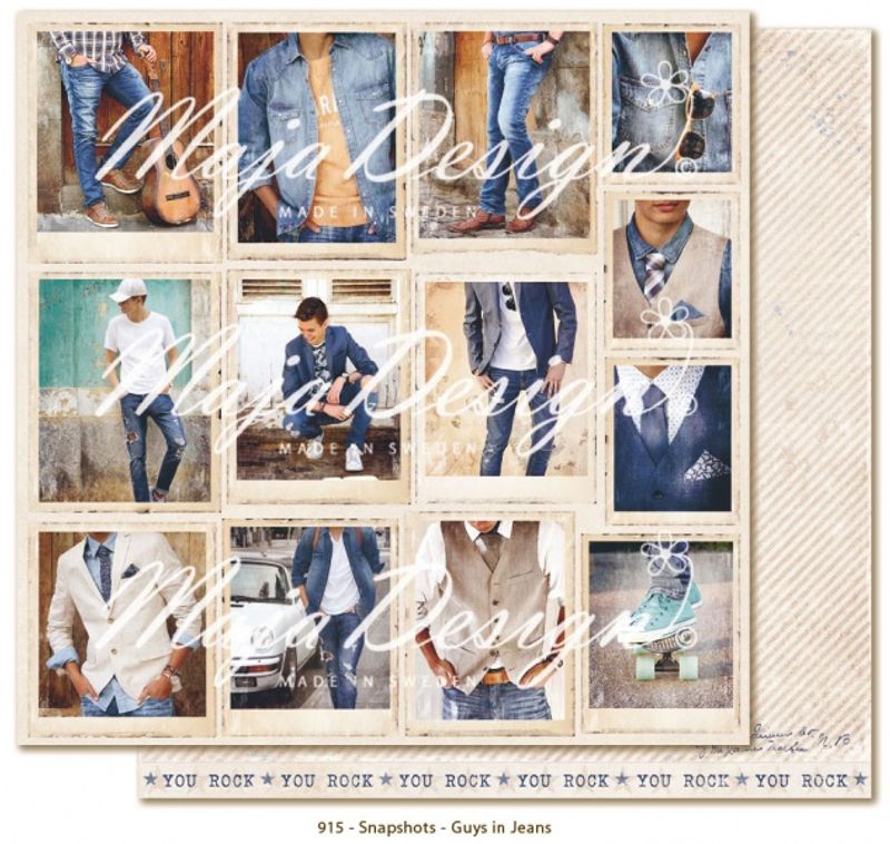 Maja Design - 915 - Denim & Friends - Snapshots - Guys in Jeans