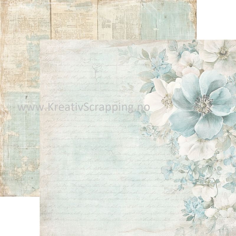 Reprint - 12x12 - RP0690 - The Bookshop - Flower Edge