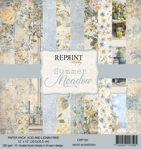 Hovedbilde Reprint - 12x12 - CRP100 - Summer Meadow - Paper Pack
