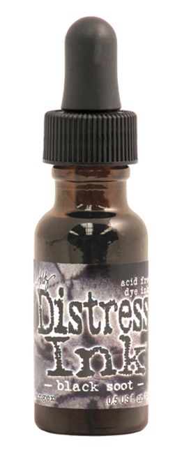 Hovedbilde Tim Holtz - Distress Ink - Reinker - Black Soot - 19480
