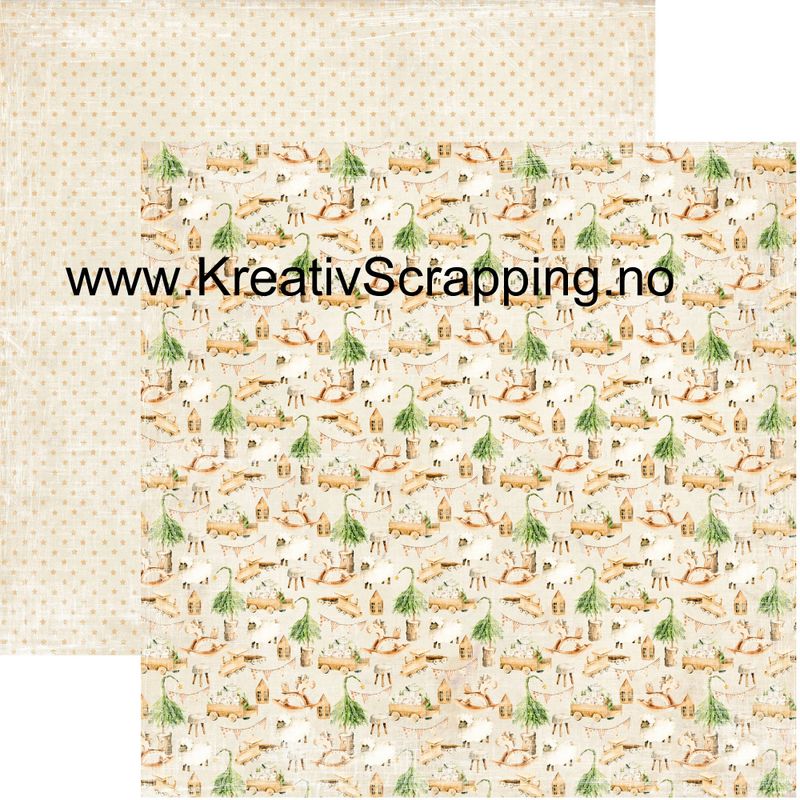 Reprint - 12x12 - RP0466 - Vintage Christmas - Toys
