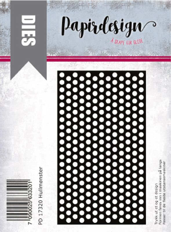 Papirdesign Dies PD17320 - Hullmønster