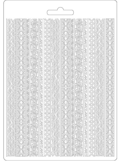 Hovedbilde Stamperia - Soft Mould - A5 - 574 - Amazonia Tribal 