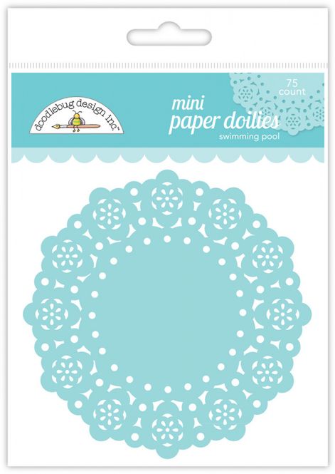 Hovedbilde Doodlebug Design - 4602 - Mini Paper Doilies - Swimming Pool