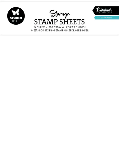 Studio Light - Storage Stamp Sheets A5+ Stamp Sheets (5pcs)