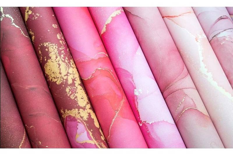 Craft Consortium - 12x12 Essential Paper Pad - Ink Drops Rose