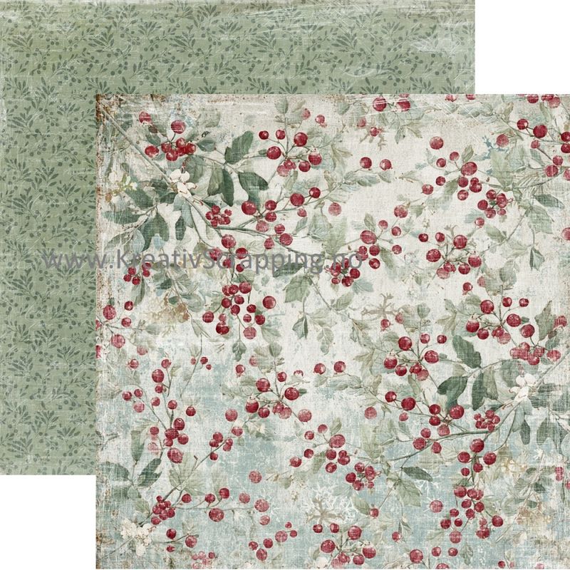 Reprint - 12x12 - RP0718 - Deck the Halls - Mistletoe