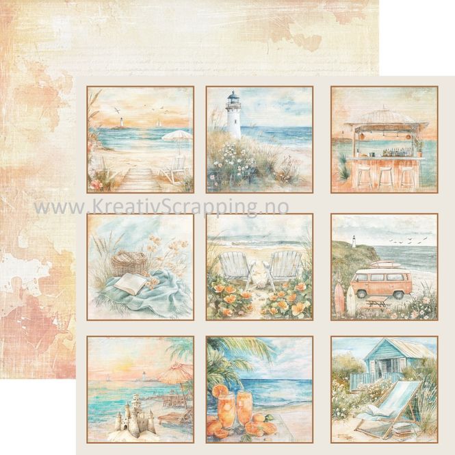 Hovedbilde Reprint - 12x12 - CRP089 -The Beach - Paper Pack