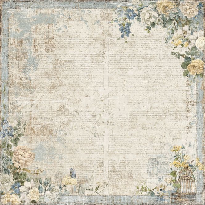 Hovedbilde Reprint - 12x12 - RP0758 - Summer Meadow - Floral Frame