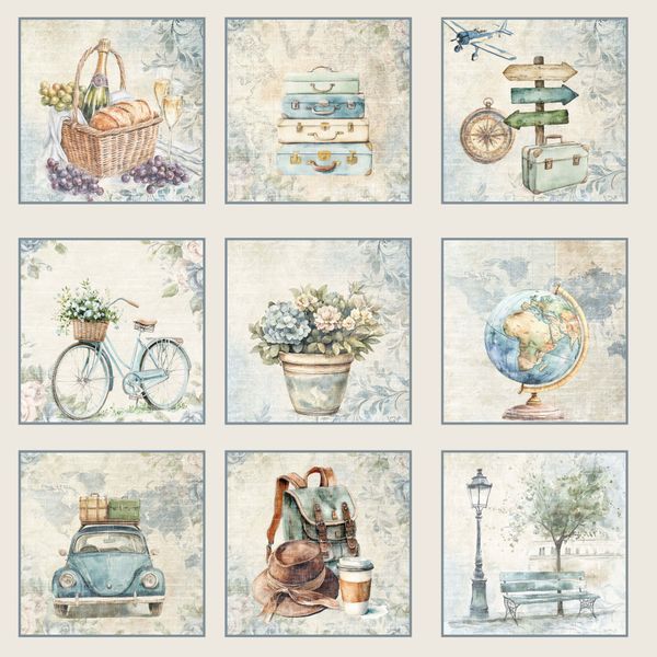 Reprint - 12x12 - RP0679 - Journey - Tags