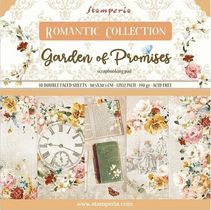 Stamperia - 12x12 Paper Pack - 110 - Garden of Promises * NB: B&oslash;yd i et hj&oslash;rne